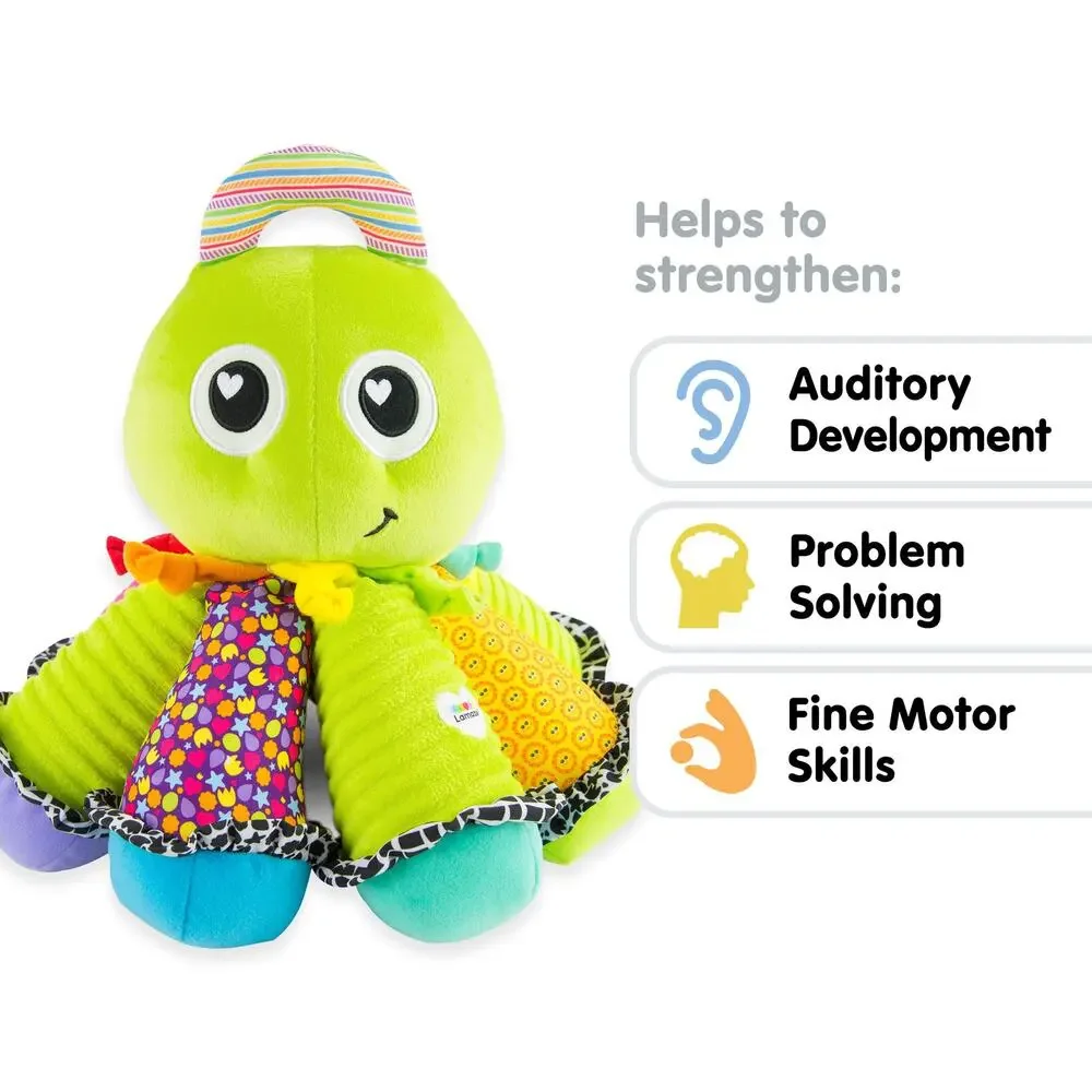 Tomy Lamaze Musical Octopus - Octotunes Soft Toy 8 Tones Music Plush Learning